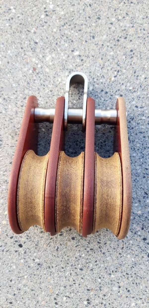 BLOK 3-SCHIJFS MET BEUGEL VOOR TOUW TOT 16 MM