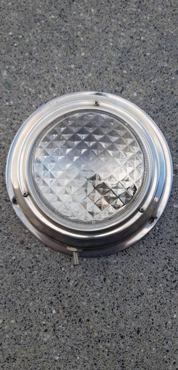 KAJUITLAMP RVS 170MM