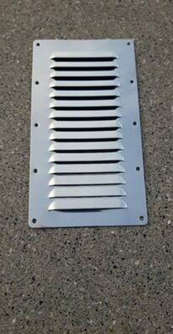 VENTILATIEROOSTER RVS VERTIKAAL