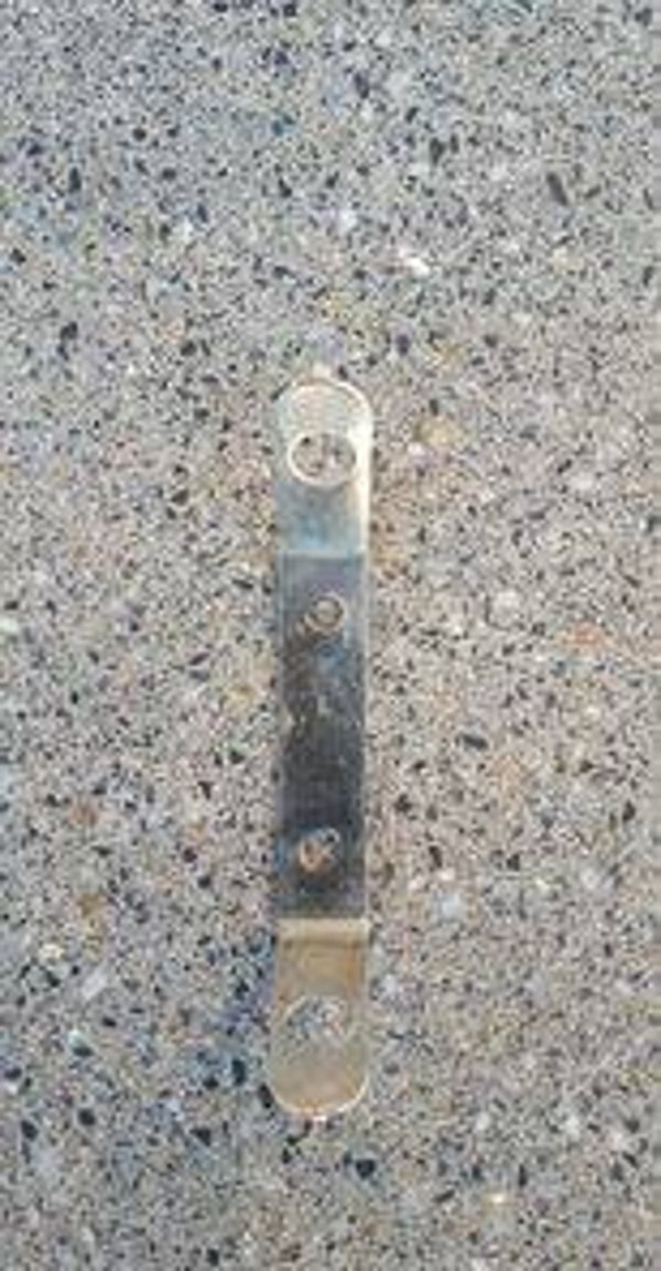 BEVESTIGINGSSTEUN VOOR VERKLIKKER RVS