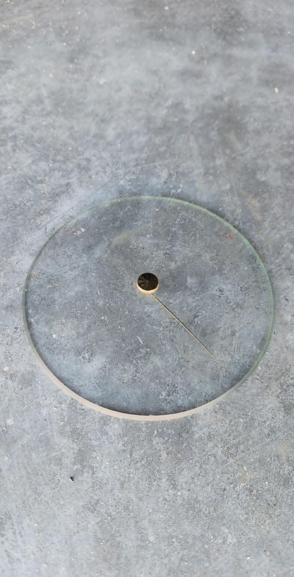 BAROMETERGLAS BOL 142 MM GLAS