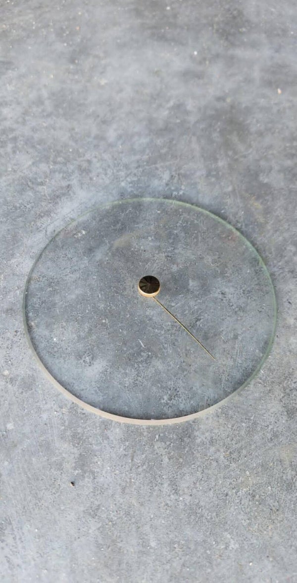 BAROMETERGLAS BOL 81 MM GLAS
