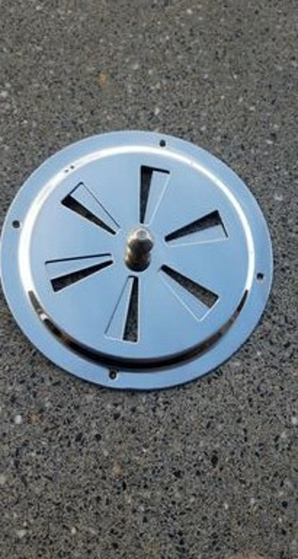 VENTILATIEROOSTER ROND DIAMETER 125 MM