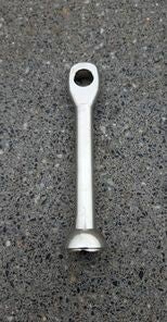 TERMINAL BALL MET OOG EN CUPEL 6/7 MM