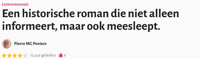 Het Graafschap: Een historische roman die niet alleen informeert, maar ook meesleept