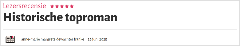 Hebban: Historische toproman