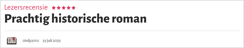 Hebban: Prachtige historische roman