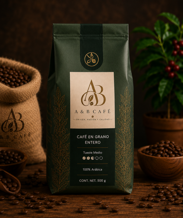 Café en grano molido 500g
