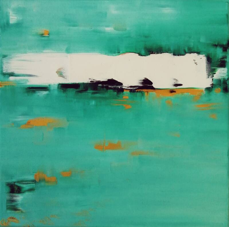 ``...`` - Olieverf op Katoen - 30 x 30 cm - 2019