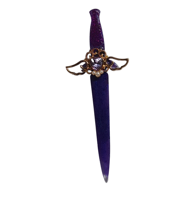 Athame gegoten met epoxyhars