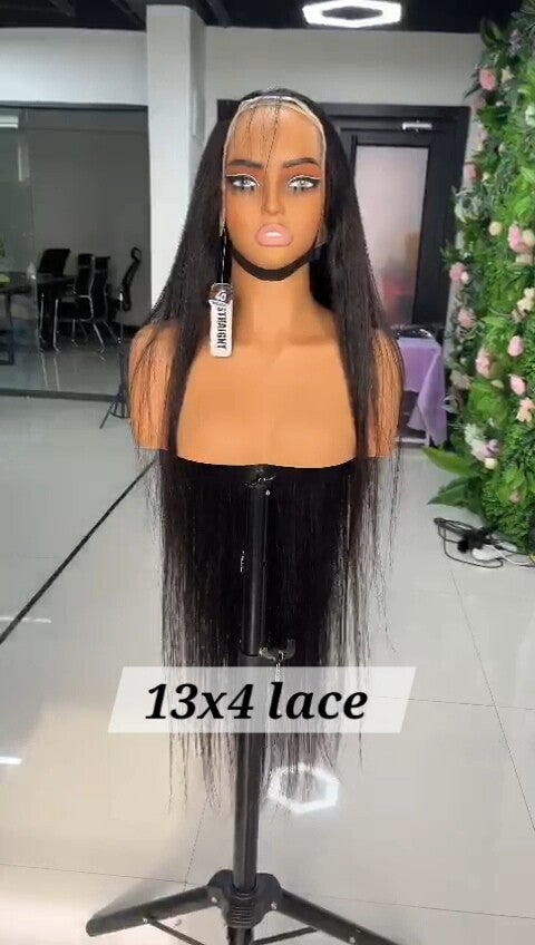 Premium 20-30 Inch 13x4 Lace Frontal Wig – 12A Quality Human Hair | Natural Color