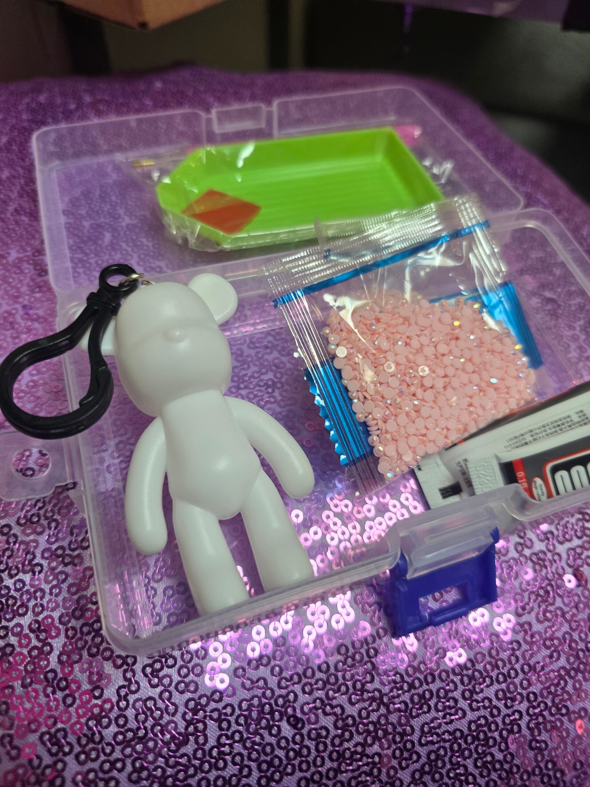 Mystery Pack diamond bear key chain