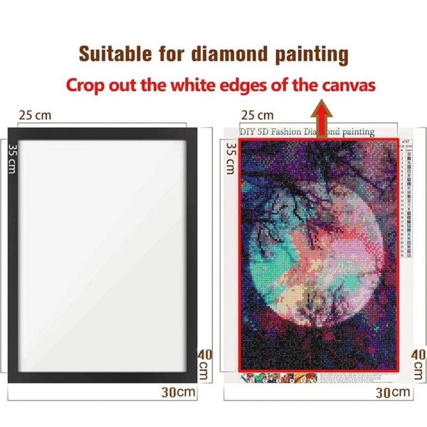 Zen Diamond Art Canvas – One Frame -DIY Pixel Plant Wall Décor for Mindful Creation