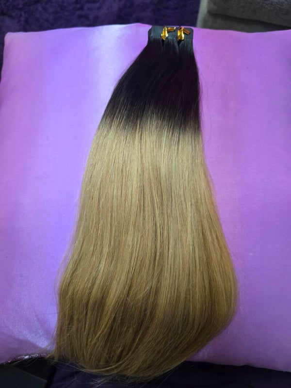 Barely There Invisible Tape-Ins Ombre Blonde