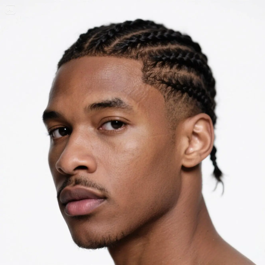 Corncows Braided Toupee for Men – 100% Indian Human Hair | SGH