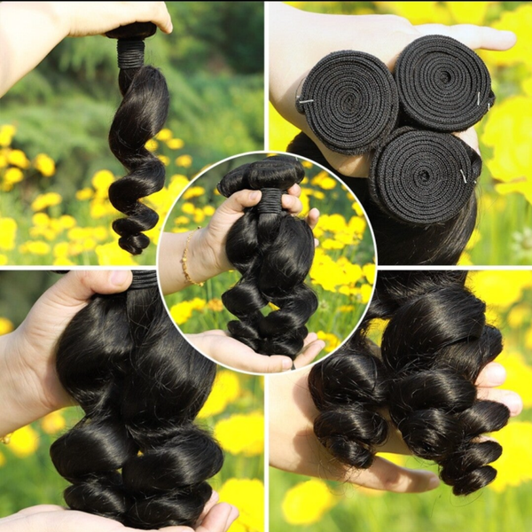 12A Luxury Straight Human Hair Bundles single