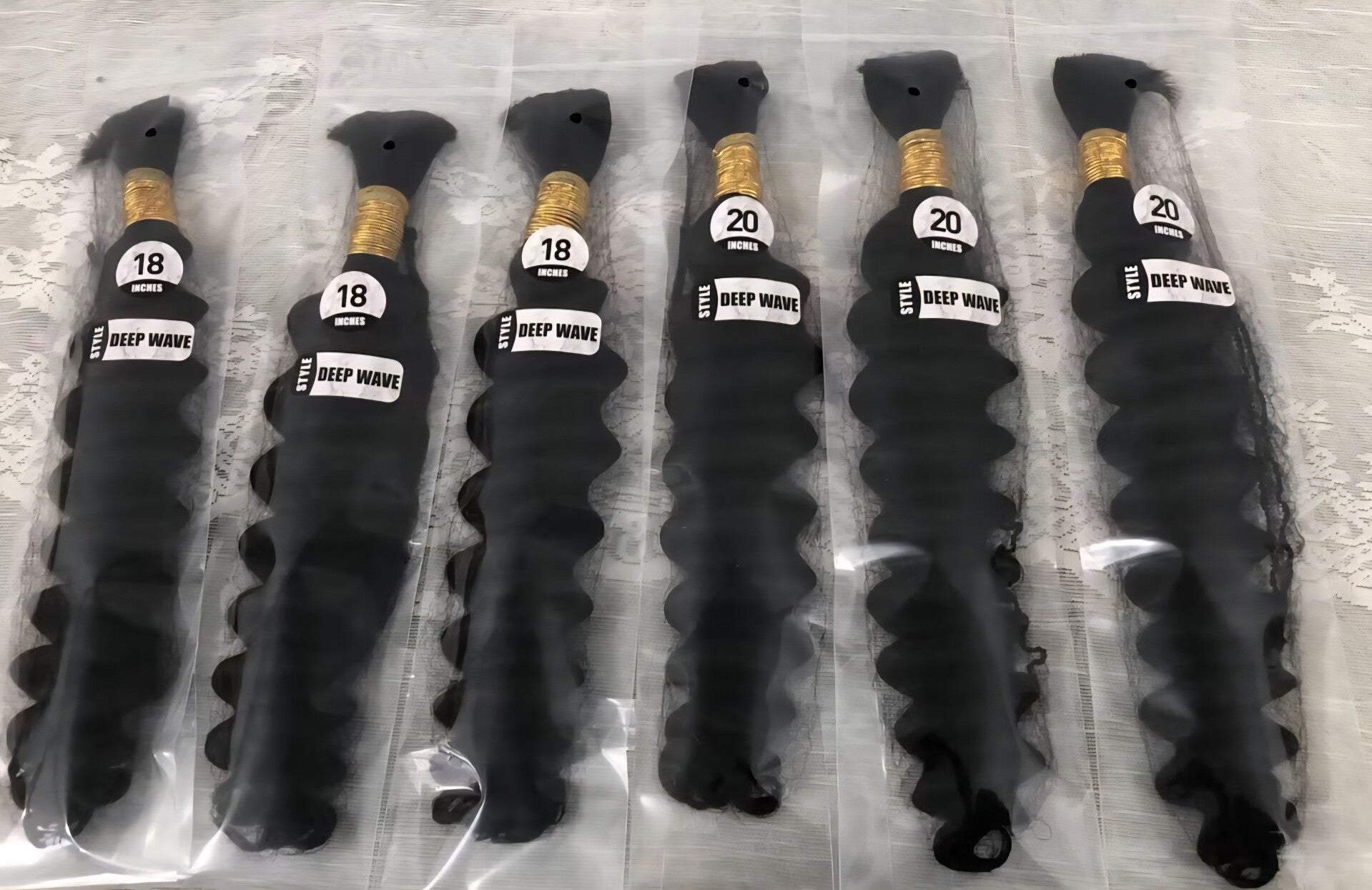 Deep Wave Bulk Human Hair – 18" to 24"