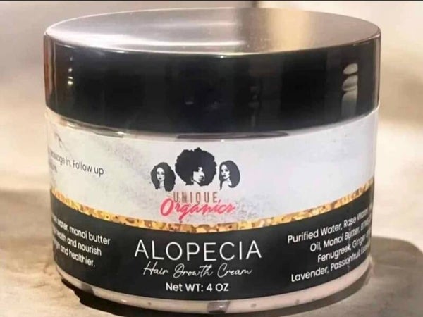 Alopecia Hair Growth Cream – Unique Organics