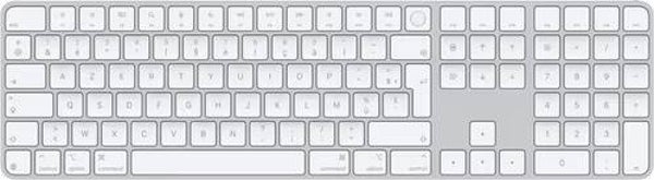 Apple Magic FR Keyboard mit Touch ID Tastatur mit Zahlenblock, Silber