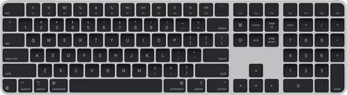 Apple Magic US Keyboard mit Touch ID Tastatur mit Zahlenblock, Space grau