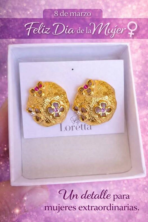 Aretes conmemorativos 8M