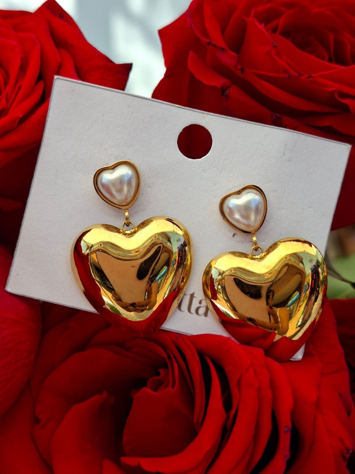 Aretes Corazón 3D