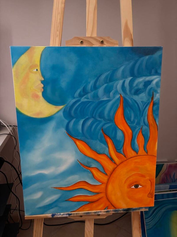 Il sole,La Luna e La Dea Del Vento