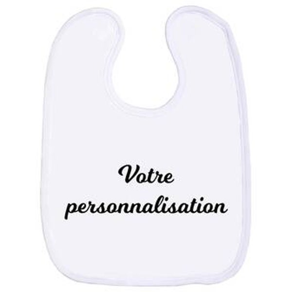 Bavoir à personnaliser