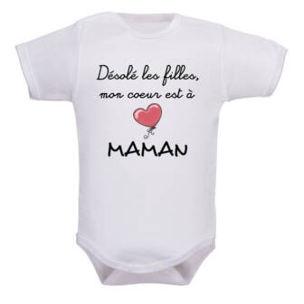 Body " Désolé les filles mon coeur est à Maman "