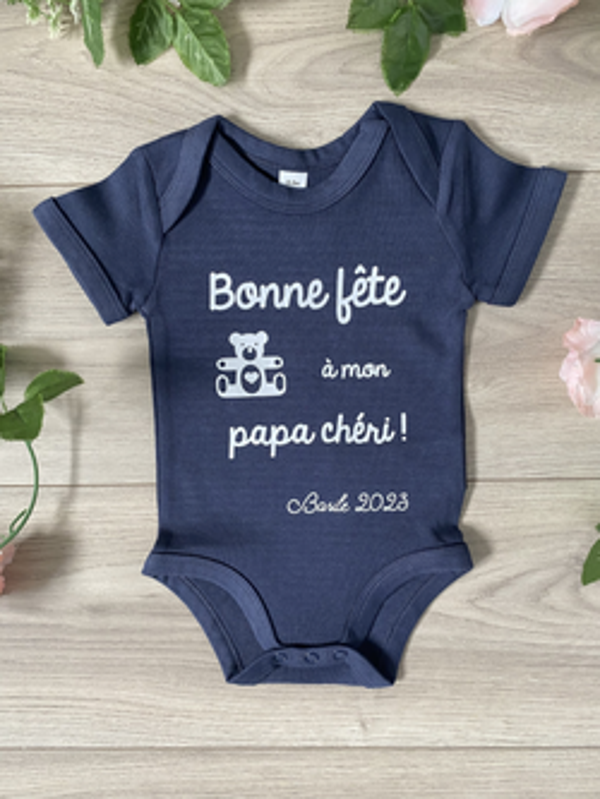 Body " Bonne fête à mon Papa chérie "