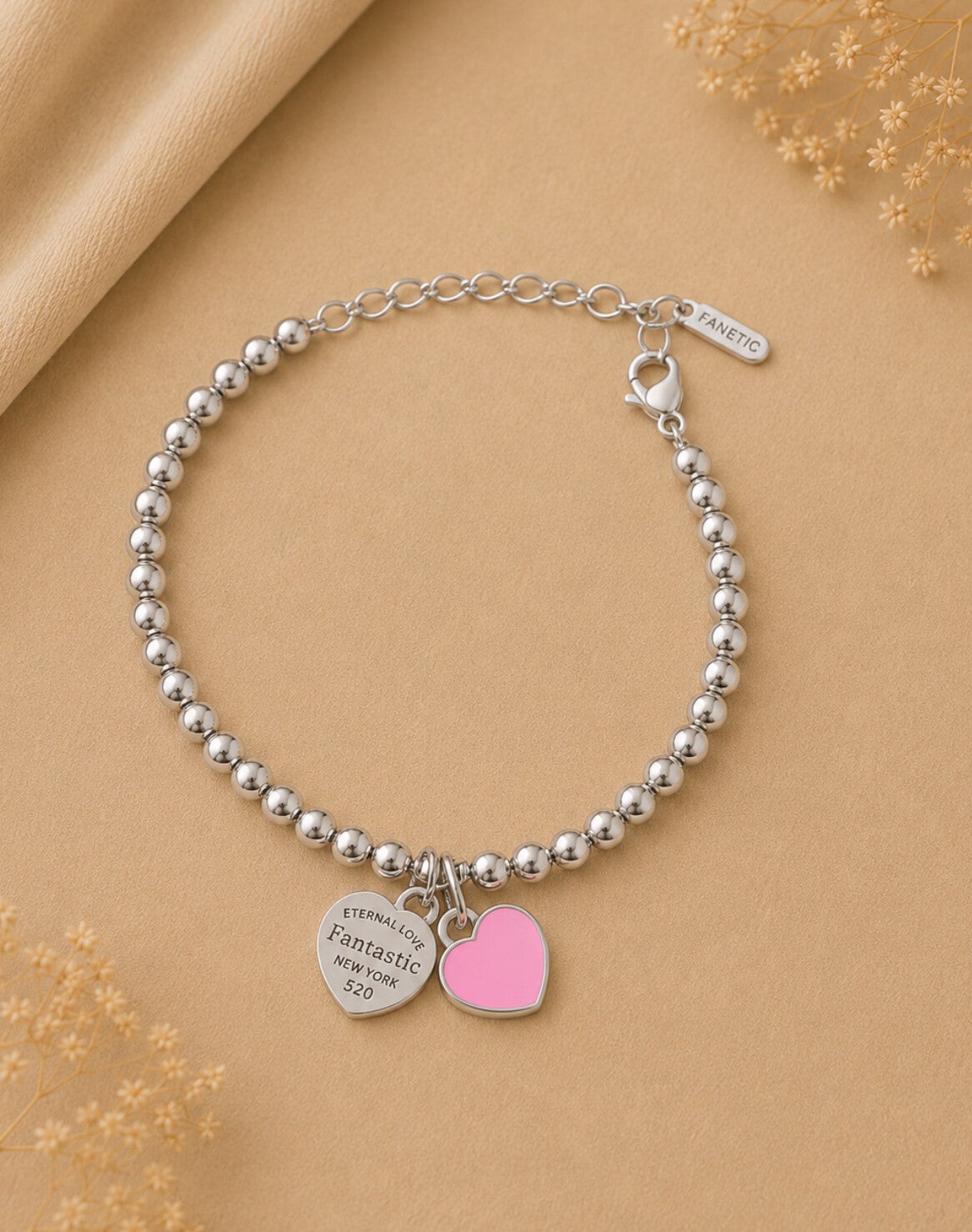 Dubble heart armband
