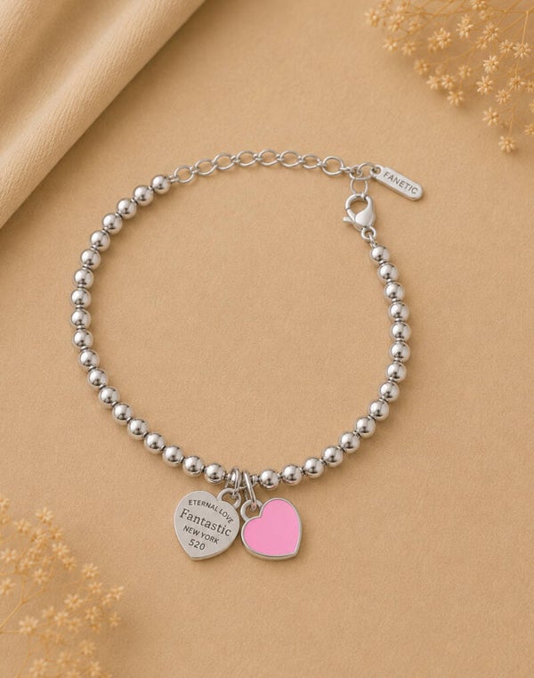 Dubble heart armband