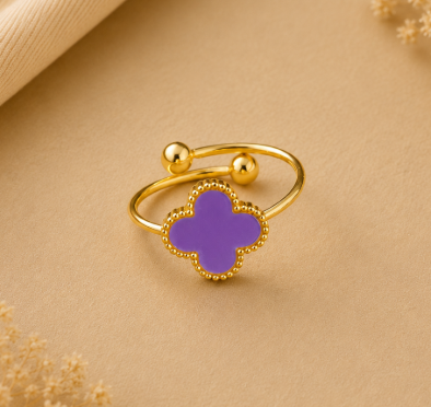 Clover ring paars