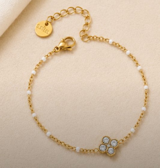 Simpele clover armband