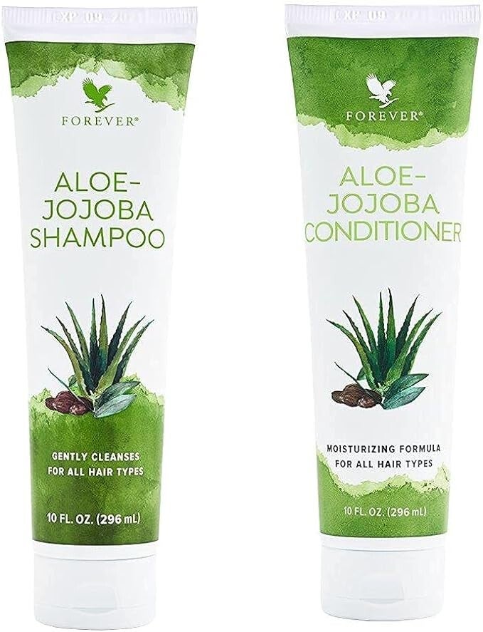 Forever Aloe-Jojoba Shampoo and Aloe-jojoba Conditioner | Work with Nazia