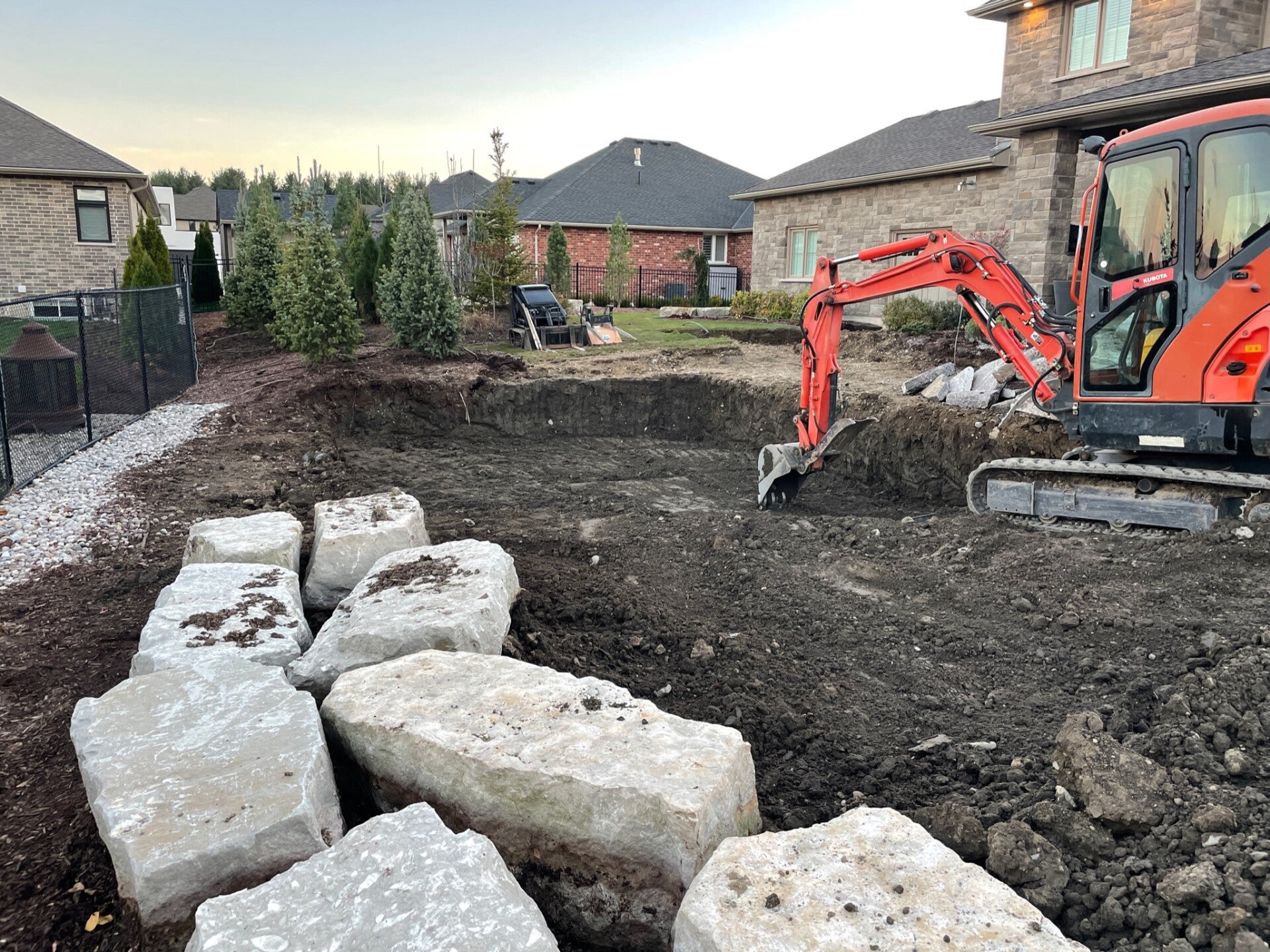 landscape construction, Woodstock