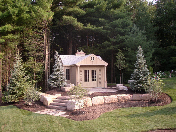 armourstone retaining wall