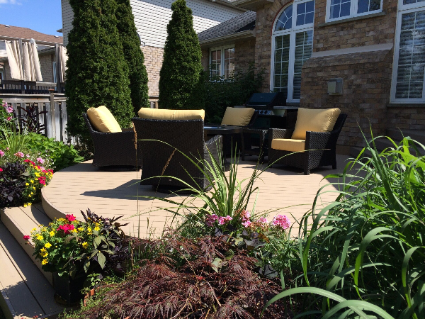 unique circular composite deck