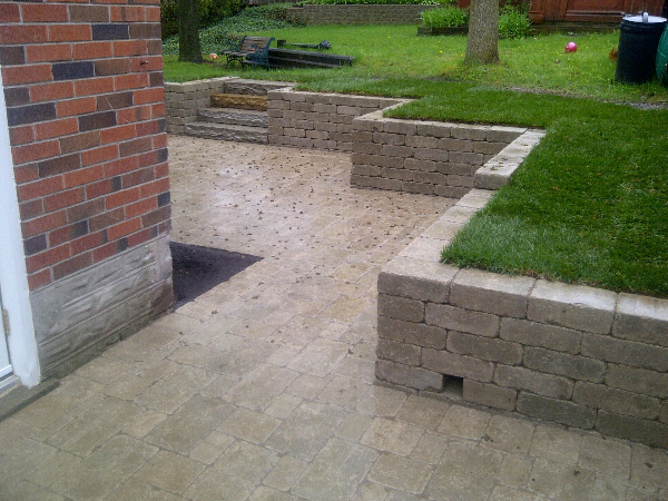 unit block retaining wall