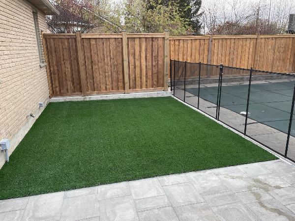 artificial turf dog run, Cambridge