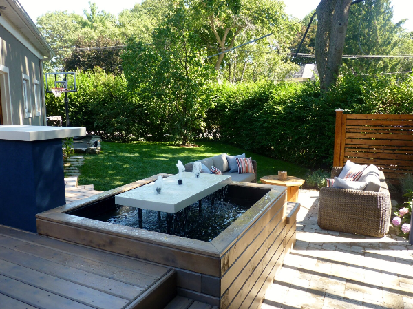 water bubbler pond, OPakville