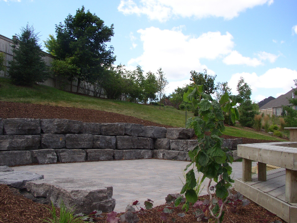 armourstone wall, waterloo