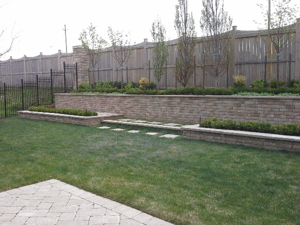 unit retaining wall, waterloo