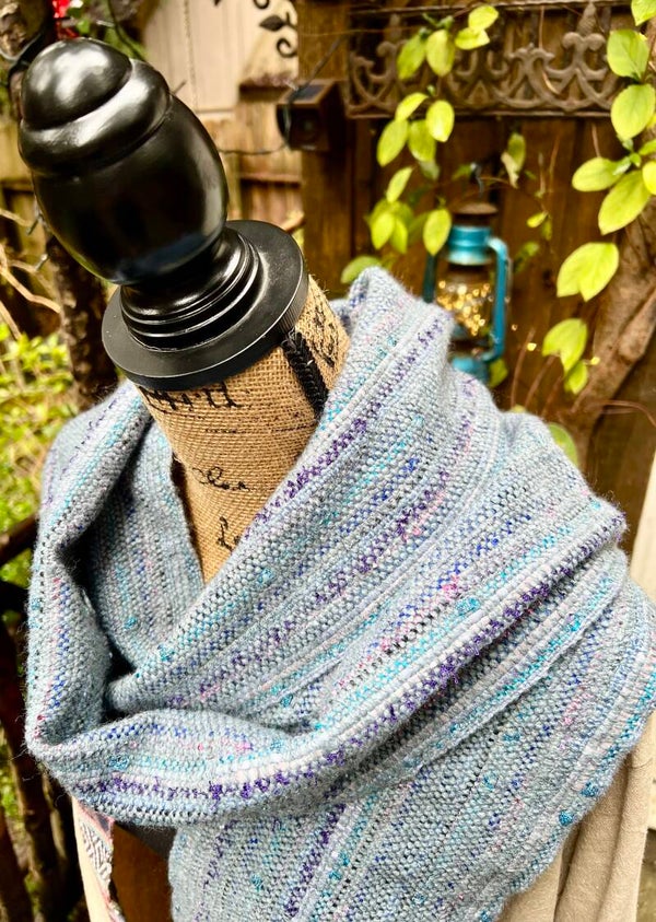 FEAST OF STARLIGHT Handwoven Scarf