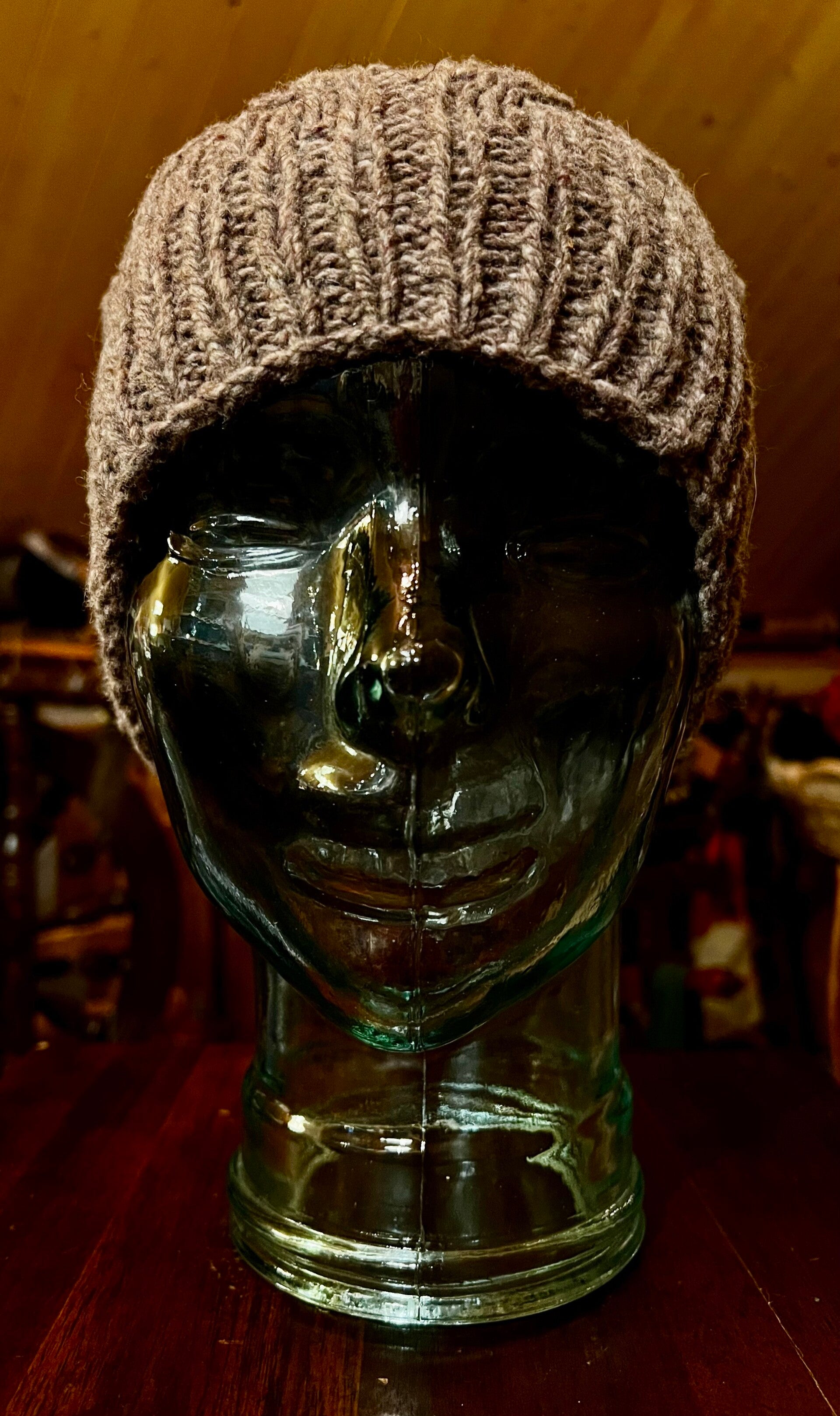 MEANDERING TRAILS Hand-Knit Beanie