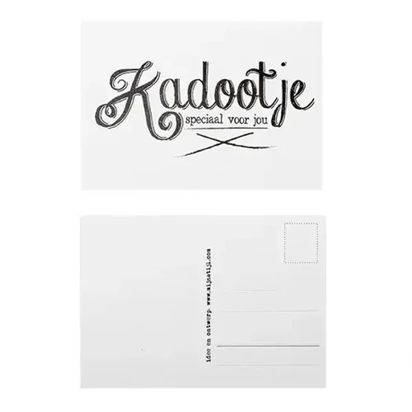 Kaartje Kadootje 10 x 15 cm – Mijn Stijl