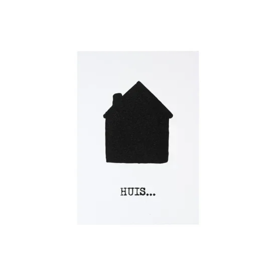 Kaart HUIS 15 x 10 cm – Mijn Stijl