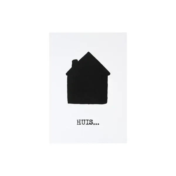Kaart HUIS 15 x 10 cm – Mijn Stijl