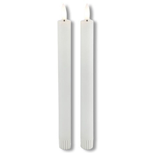 LED Kaars Diner Lyon L s2 wit (24 cm) – Countryfield