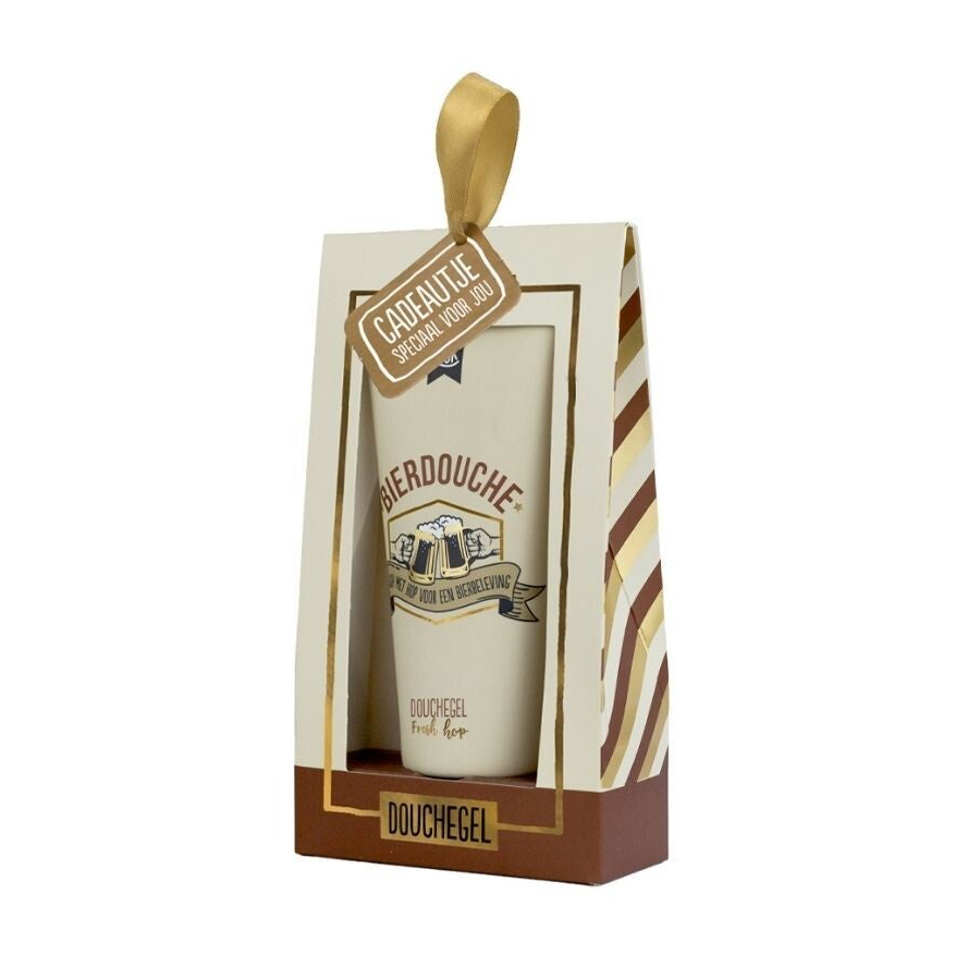 Douchegel in cadeauverpakking Bierdouche V2 (10 x 4,5 x 18 cm) – 100%LEUK